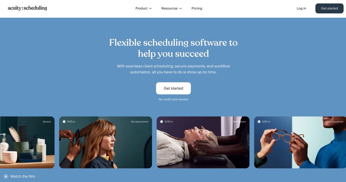 Acuity Scheduling screenshot - Productivity interface and features overview