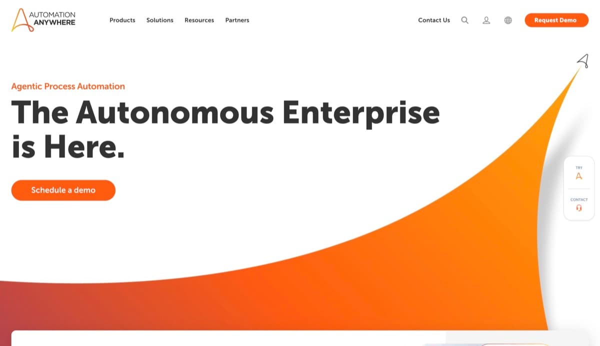 Automation Anywhere screenshot - Productivity interface and features overview