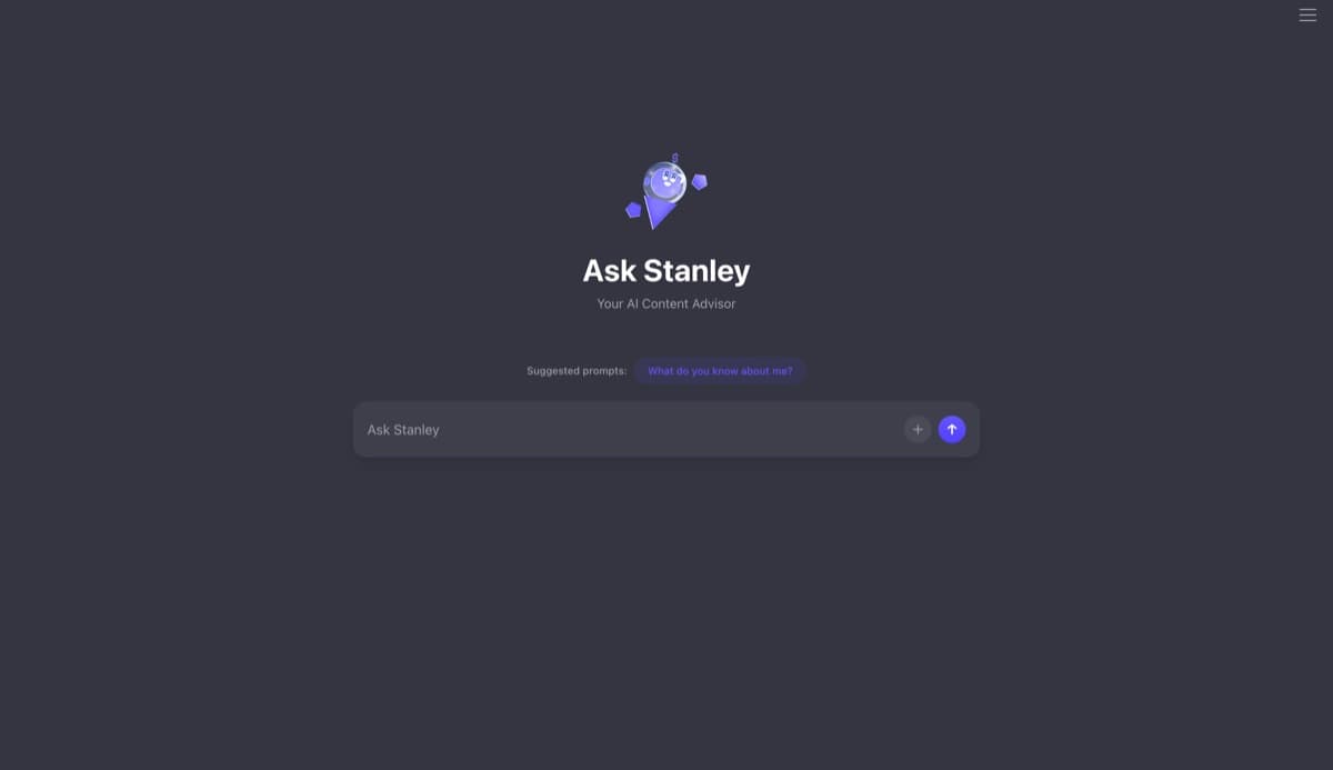 Stanley by Stan screenshot - Content Creation interface and features overview