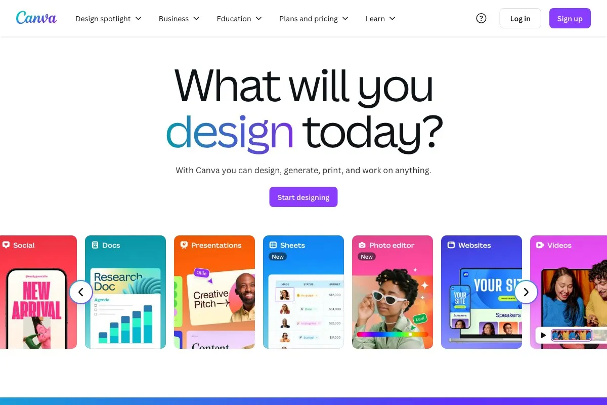 Canva screenshot - Image Generation interface and features overview