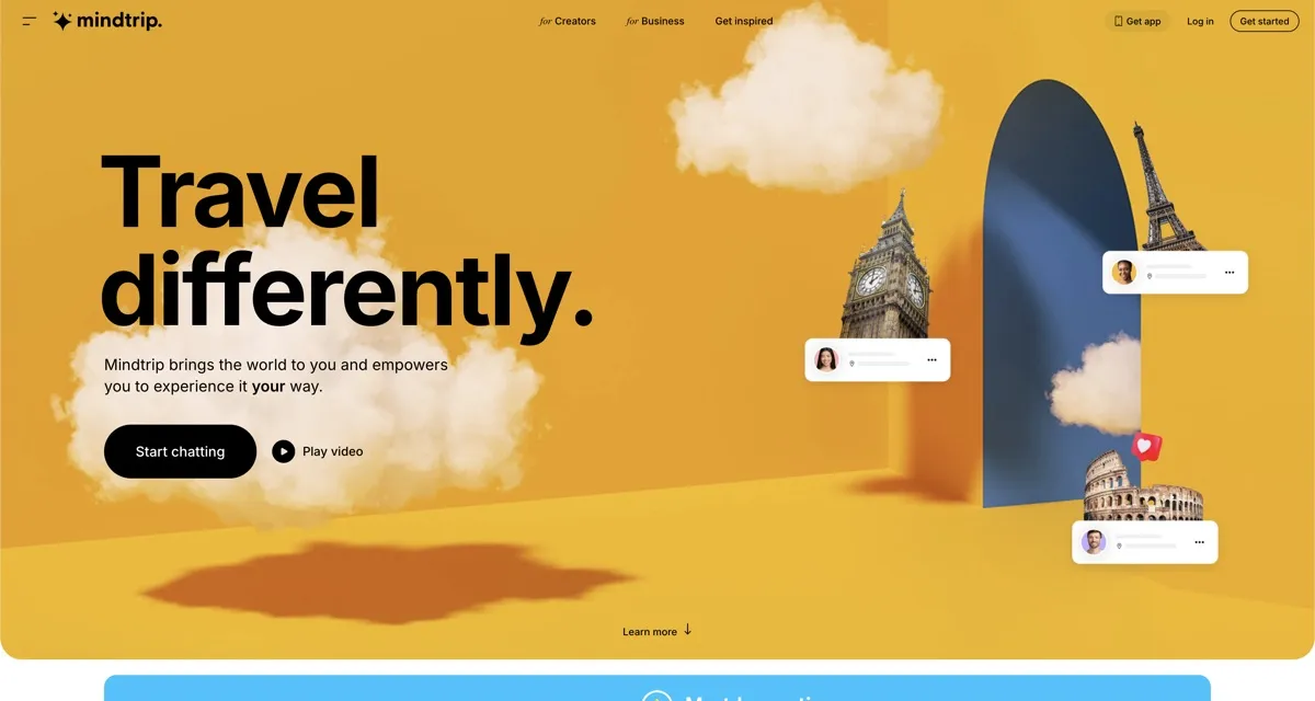 Mindtrip screenshot - Productivity interface and features overview