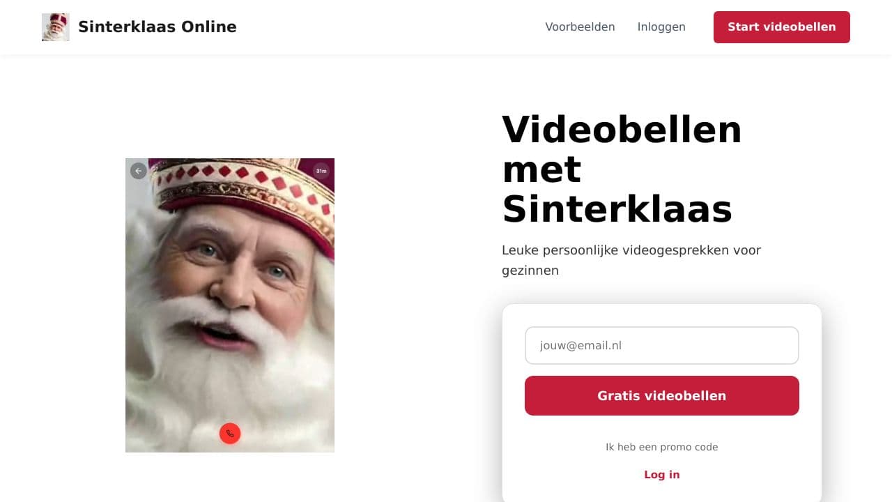 Sinterklaas online screenshot - Education & Learning interface and features overview