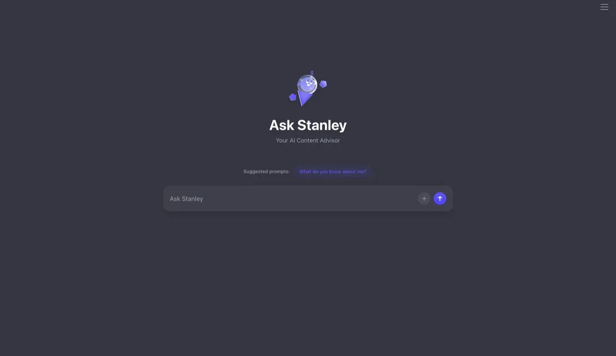 Stanley by Stan screenshot - Content Creation interface and features overview